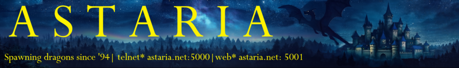 Astaria — a persistent multiplayer text MUD running since 1994. Connect and play in your browser.